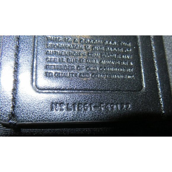 COACH 2018 Andi Metallic Hologram Quad Colorblock Pebbled Leather Backpack 49122 - Picture 9 of 12